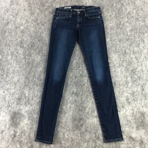 AG Adriano Goldschmied Jeans Women 26 Blue Jegging The Absolute Legging Low Rise